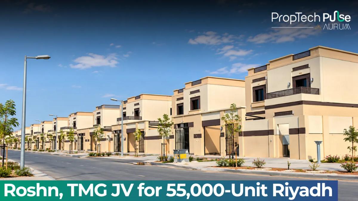 Riyadh skyline where Roshn Group and Talaat Moustafa Group Saudi will develop a 55,000-unit community