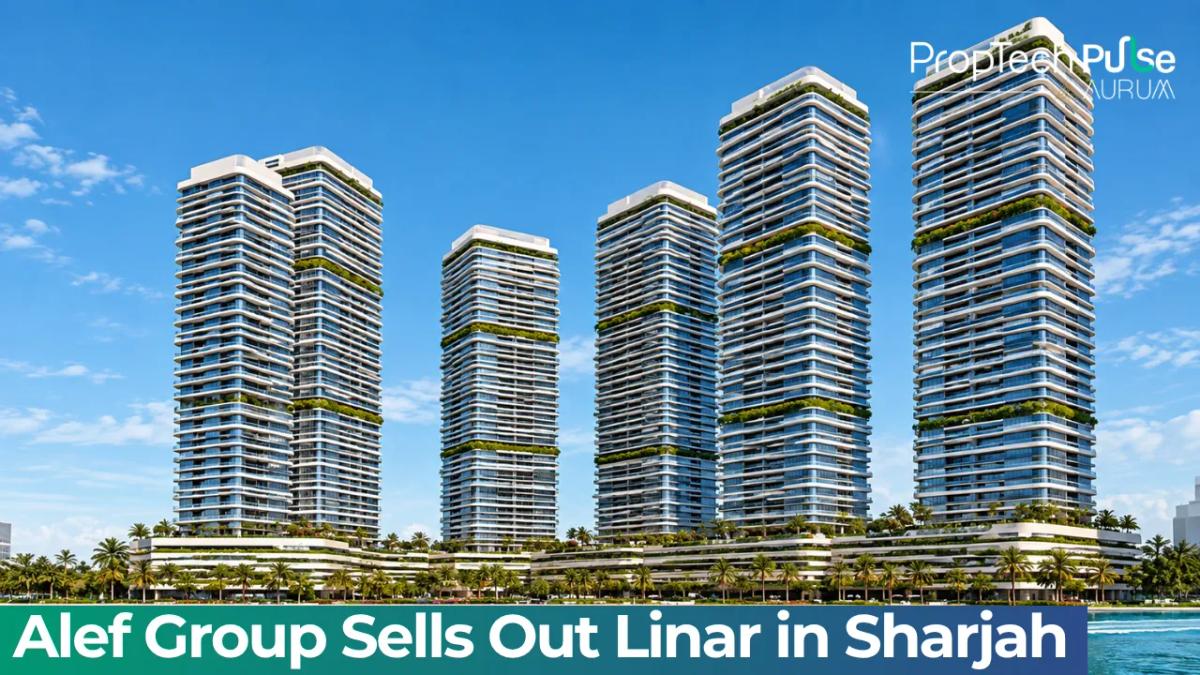Linar waterfront residential development by Alef Group in Sharjah