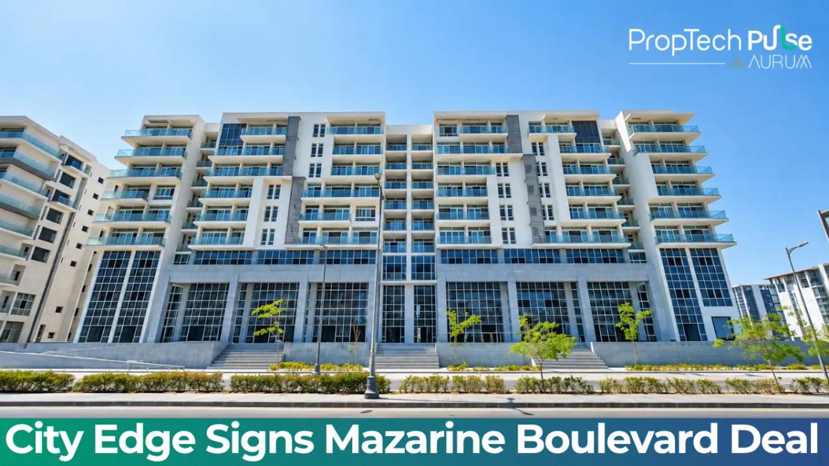 Mazarine Boulevard mixed-use commercial promenade in New Alamein City, Egypt