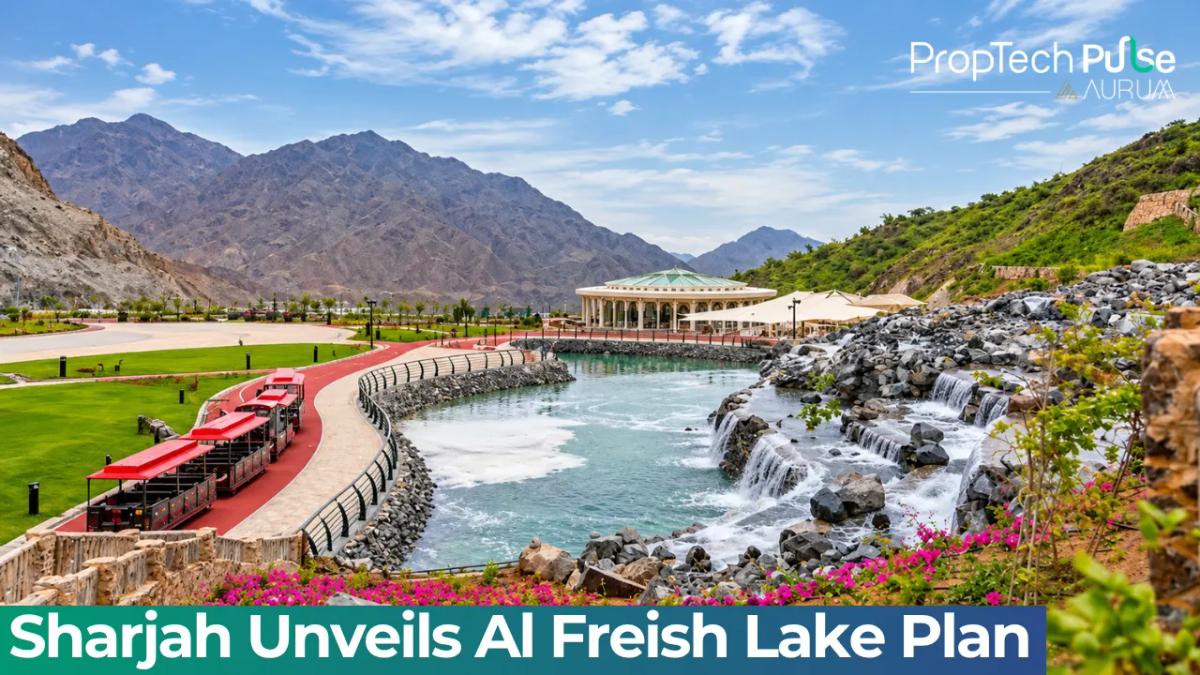 Al Freish Lake Kalba Sharjah 51200 sqm development 750m lakeside park waterfalls Sultan Al Qasimi 2026