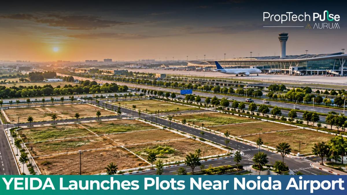Noida International Airport area where YEIDA is offering group housing and hotel plots