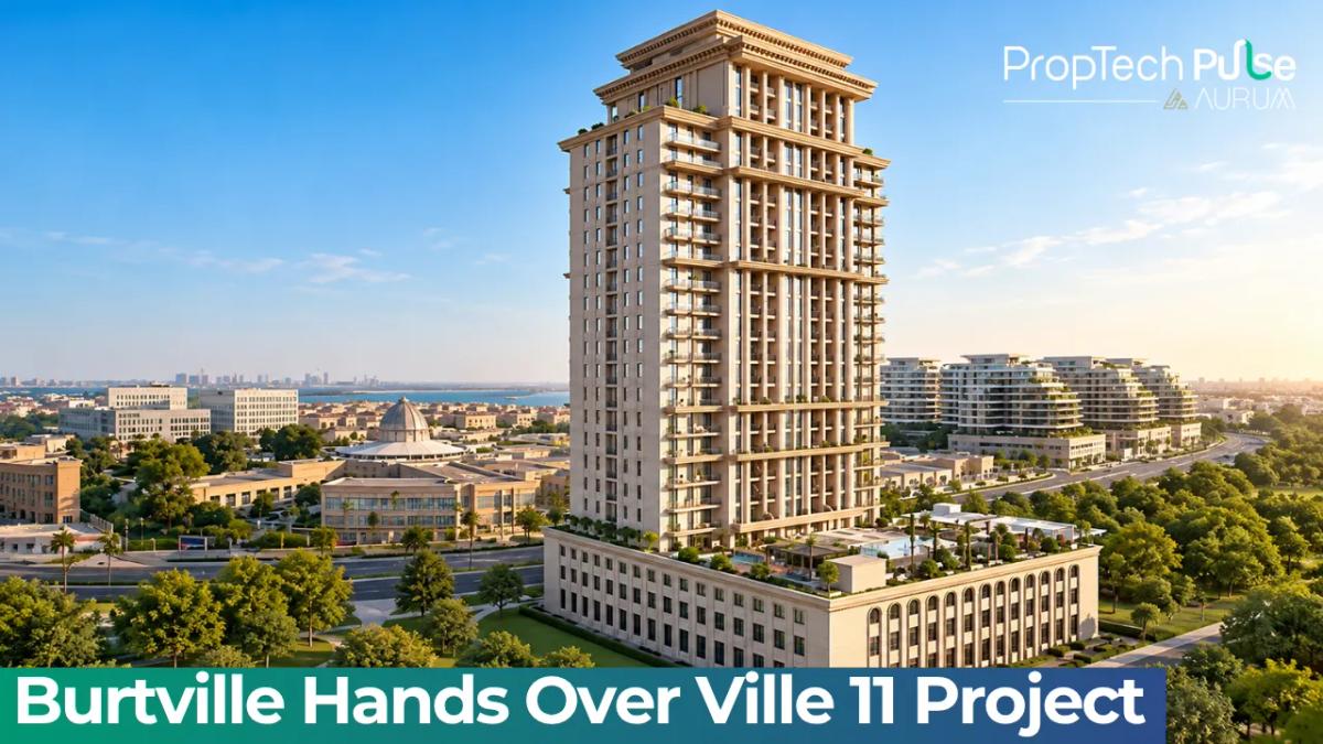Ville 11 boutique residential development in Masdar City, Abu Dhabi, handed over by Burtville