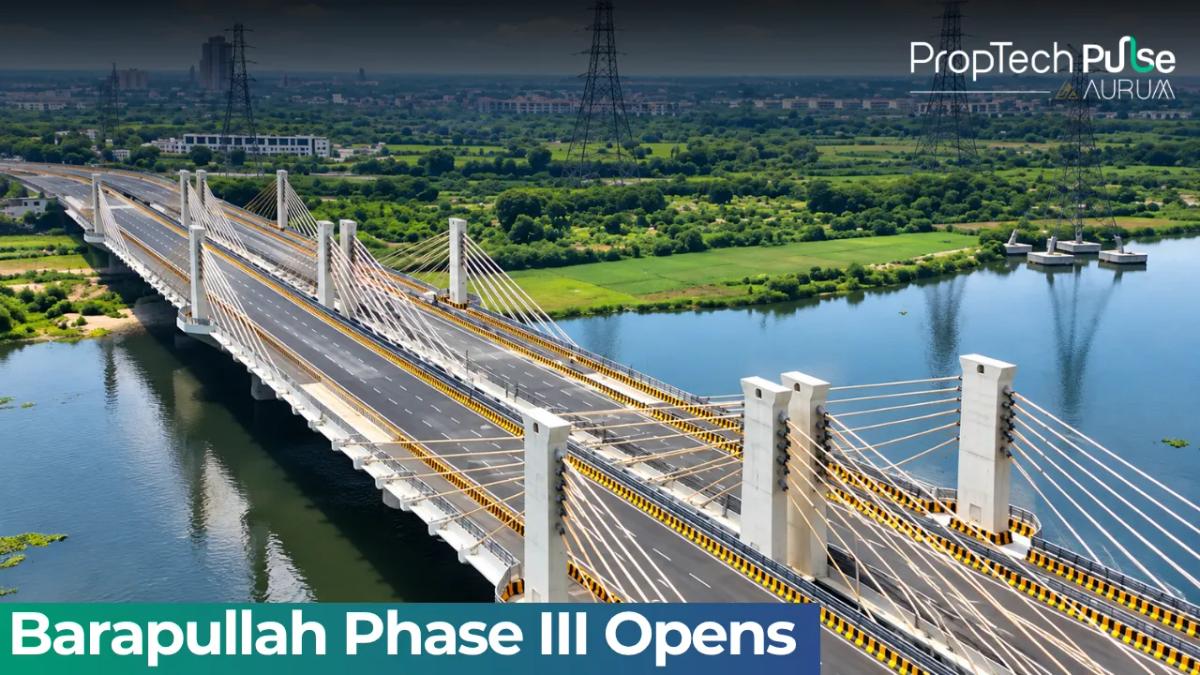 Barapullah Phase III flyover connecting Mayur Vihar to South Delhi via Sarai Kale Khan