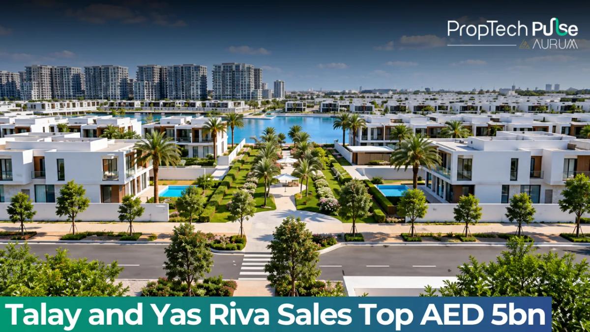 Aldar Talay and Yas Riva Reserve waterfront residential communities in Abu Dhabi