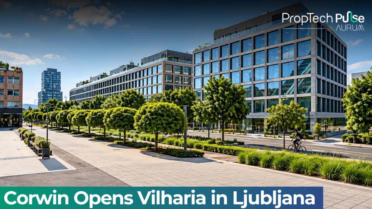 Vilharia office complex developed by Corwin in Ljubljana