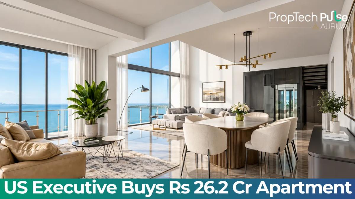 Sea-facing luxury apartment building in Bandra West, Mumbai, where a US firm executive bought a Rs 26.2 crore flat