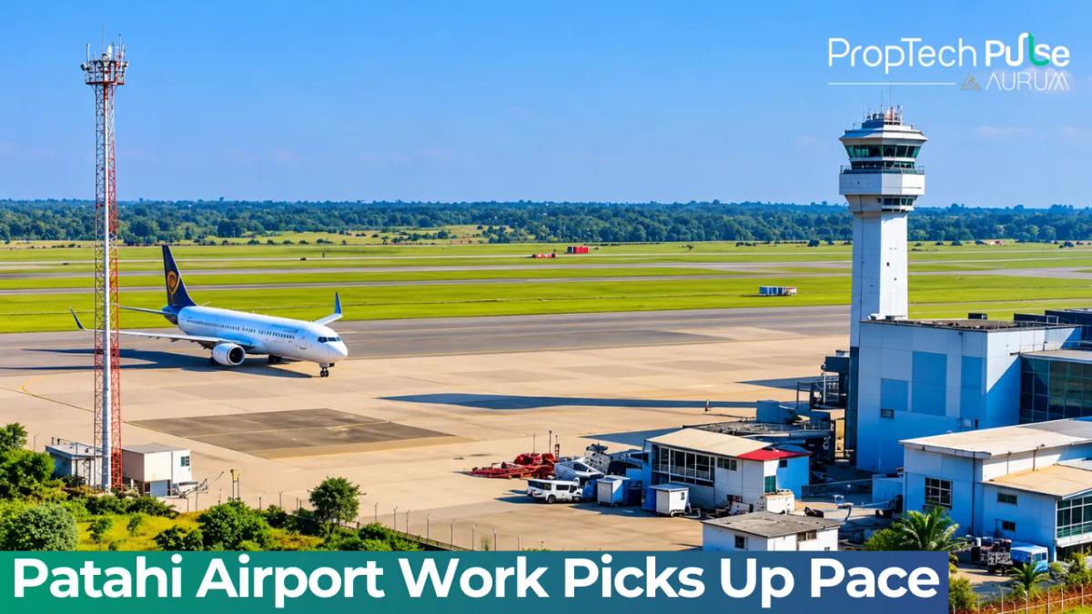 Construction of terminal building and runway at Patahi Airport in Bihar