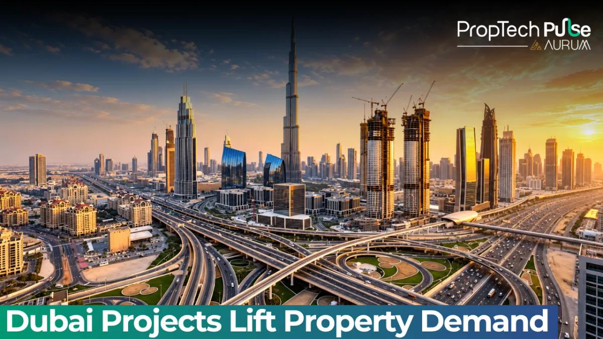 Dubai infrastructure projects including metro expansion and Al Maktoum International Airport development supporting real estate growth