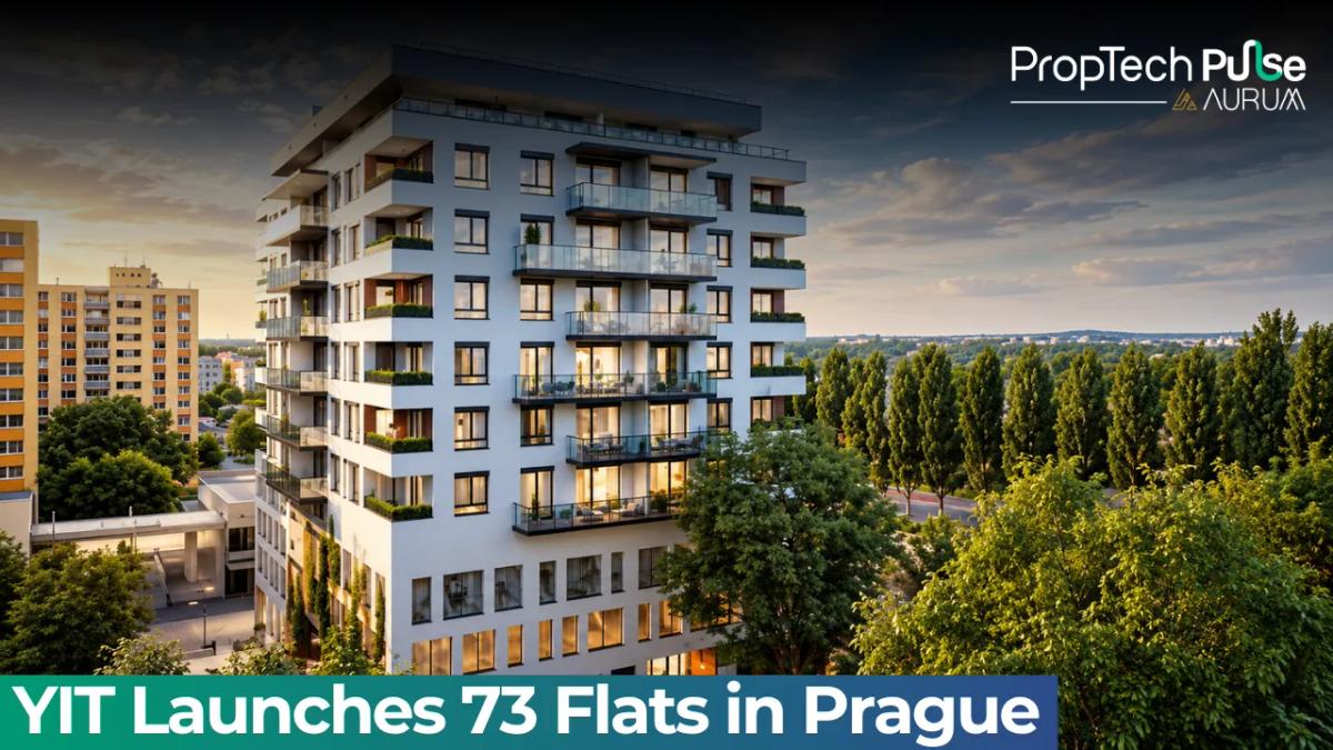 Kattila Kamýk residential development by YIT Czechia in Prague 12, featuring balconies, greenery and sustainable building systems