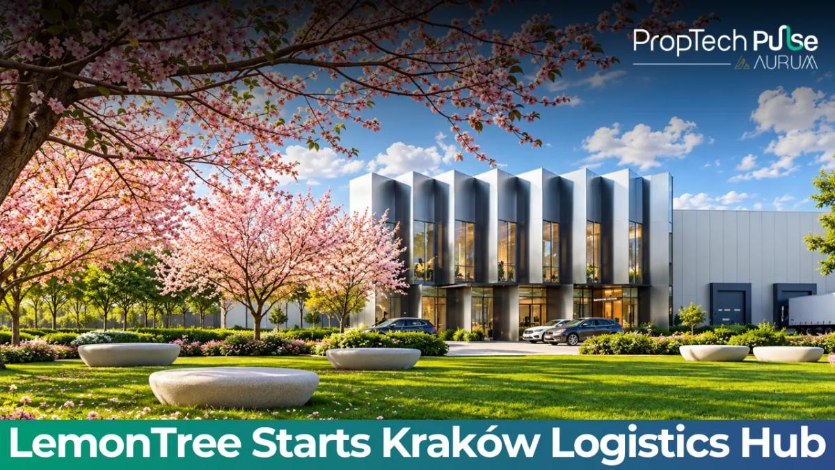 Stream Kraków logistics and business complex by LemonTree, planned near Kraków-Balice Airport and the A4 motorway in Poland