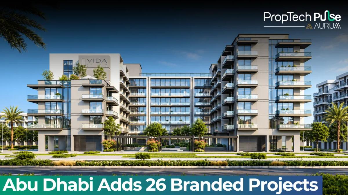 Luxury branded residences in Abu Dhabi as 26 projects enter the development pipeline, including standalone homes linked to global hospitality and lifestyle brands.