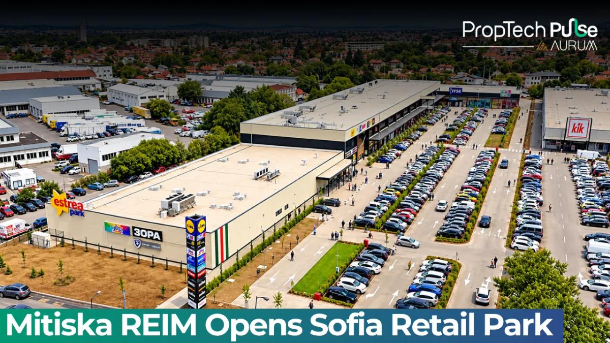 Estrea Park Hadzhi Dimitar in Sofia, Bulgaria, a fully let retail park developed by Mitiska REIM, Park Lane Developments and the EBRD.