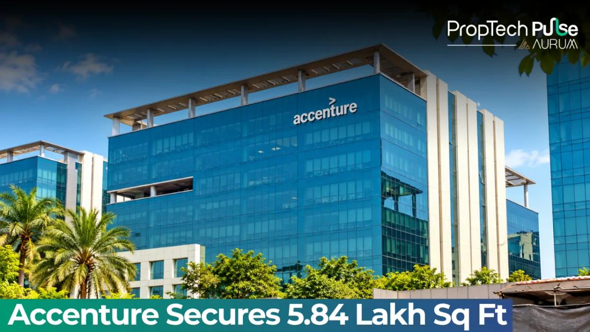 Modern office buildings at a commercial business park in Airoli, Navi Mumbai