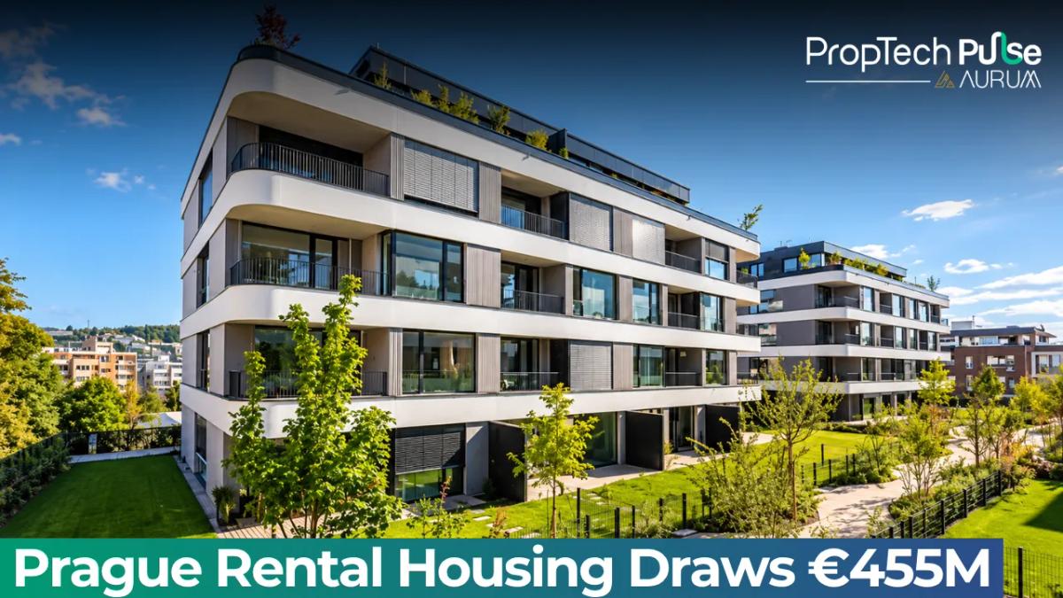 Residential apartment buildings in Prague, reflecting growth in institutional rental housing and build-to-rent investment.