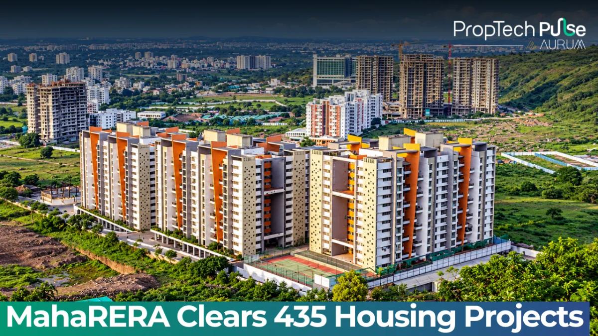 MahaRERA-approved housing projects across Maharashtra comprising 32,981 apartments worth ₹23,719 crore.