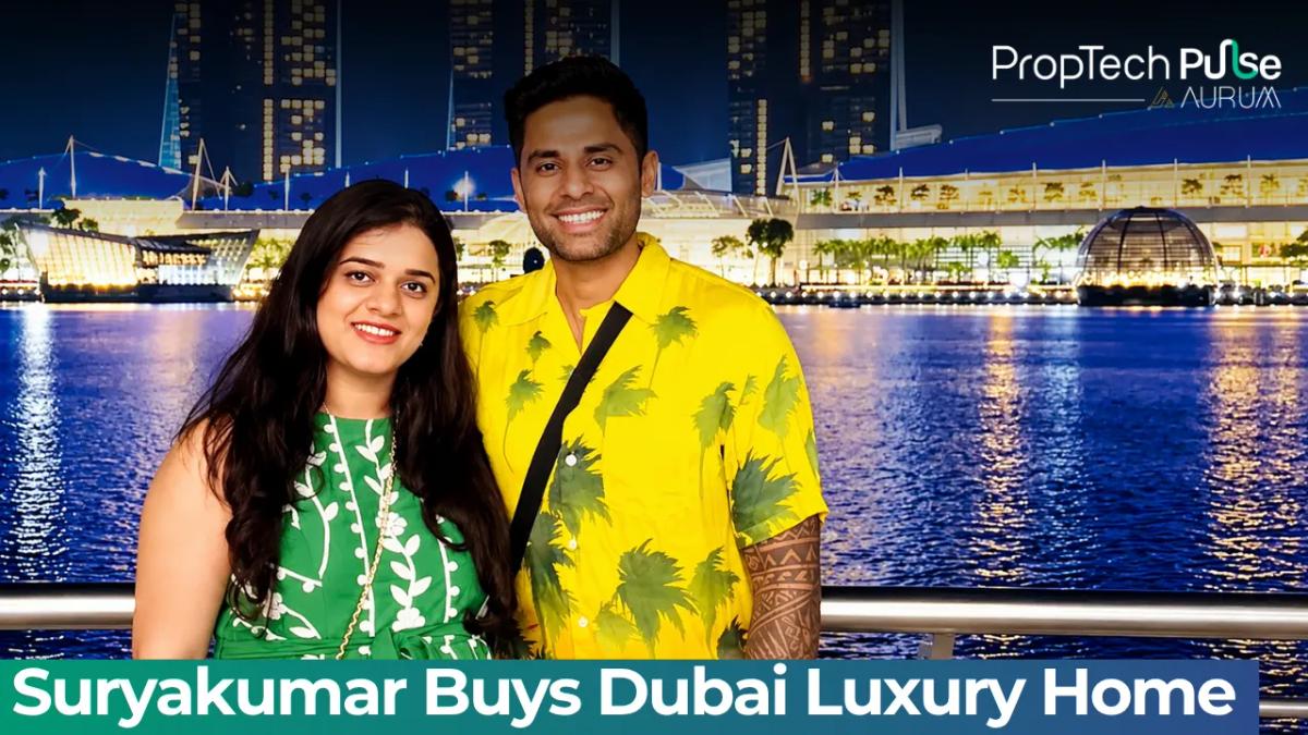 Suryakumar Yadav and Devisha Shetty's Dubai waterfront residence at the Shahrukhz by Danube luxury development.
