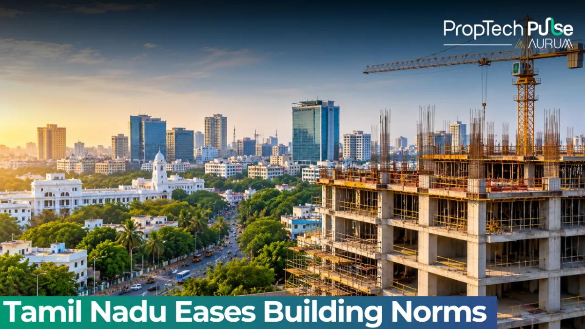 Chennai buildings illustrating Tamil Nadu's revised height limits, office parking rules and expanded commercial development options.