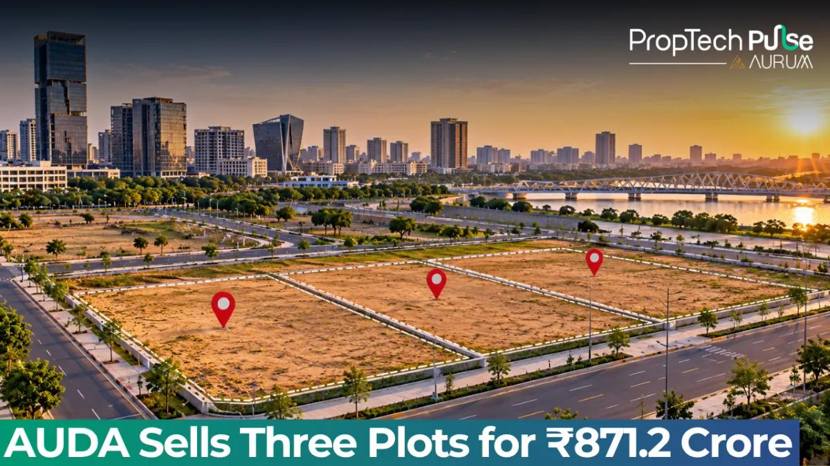 Ahmedabad Urban Development Authority land auction featuring plots in Kathwada, Thaltej and Bopal.