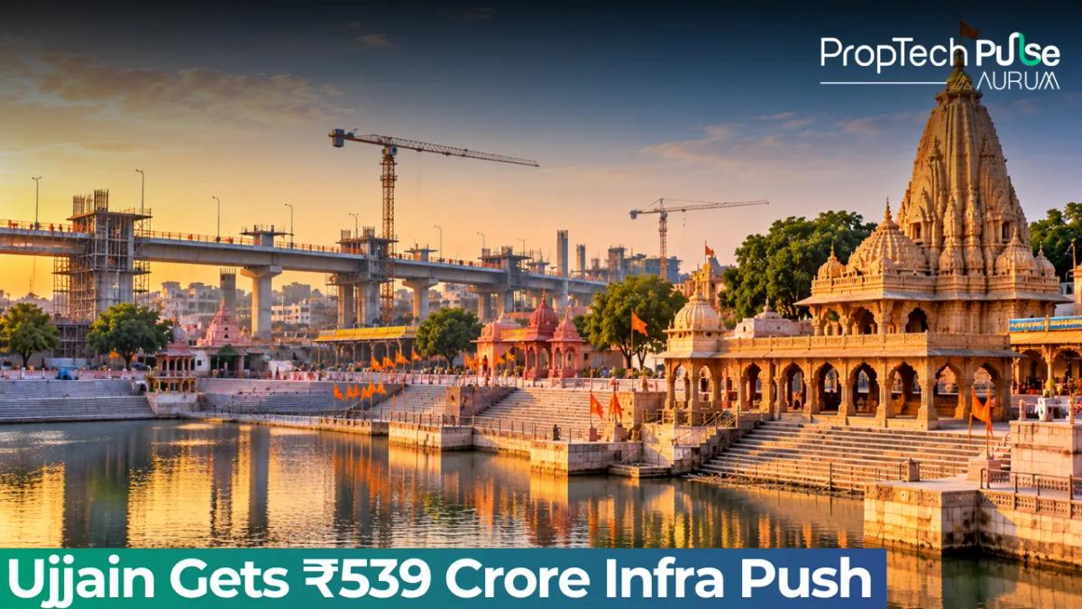 Ujjain road, temple and pilgrim infrastructure projects planned ahead of Simhastha 2028 with potential real estate implications.