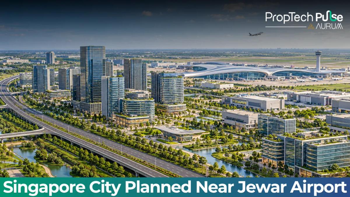 Proposed Singapore City development area near Noida International Airport in Jewar, Uttar Pradesh.