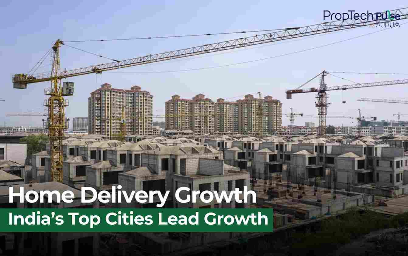 Home Deliveries Surge in Top 9 Indian Cities, Delhi-NCR Sees Dip