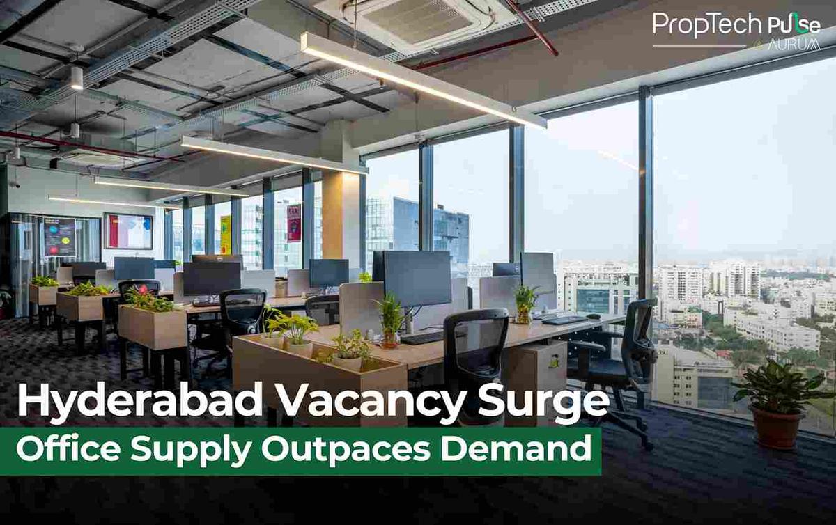 Hyderabad Faces Record Office Vacancy as Supply Surpasses Demand in 2025
