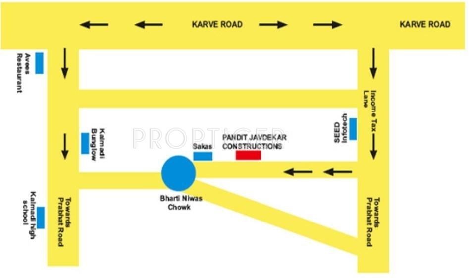 Images for Location Plan of Pandit Javdekar Constructions Neelakunj