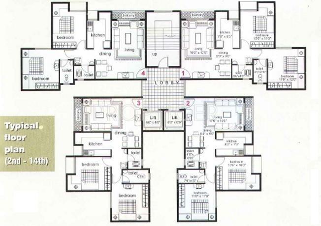Images for Cluster Plan of Metro Construction Company Metro Tulsi Heights