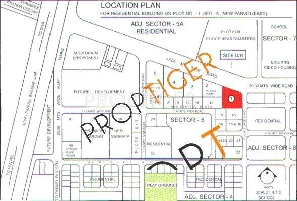 Images for Location Plan of Metro Construction Company Metro Tulsi Heights