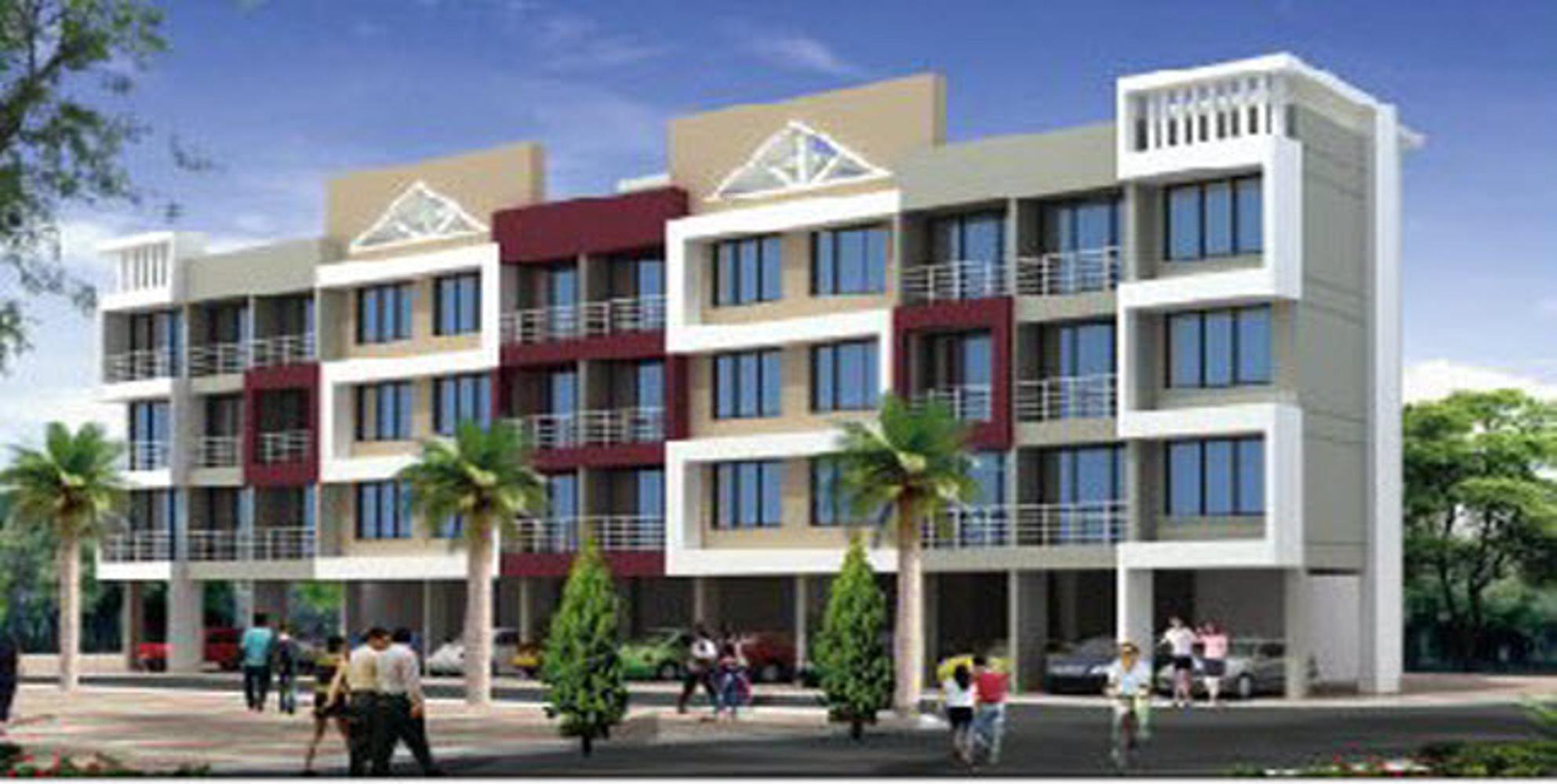 krishna-aangan-complex Images for Elevation of SP Krishna Aangan Complex