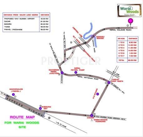 Eiffel Developers Warai Woods Location Plan