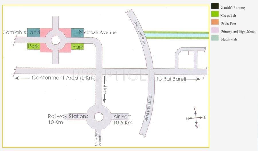 melrose-avenue Images for Location Plan of Samiah International Builders Melrose Avenue