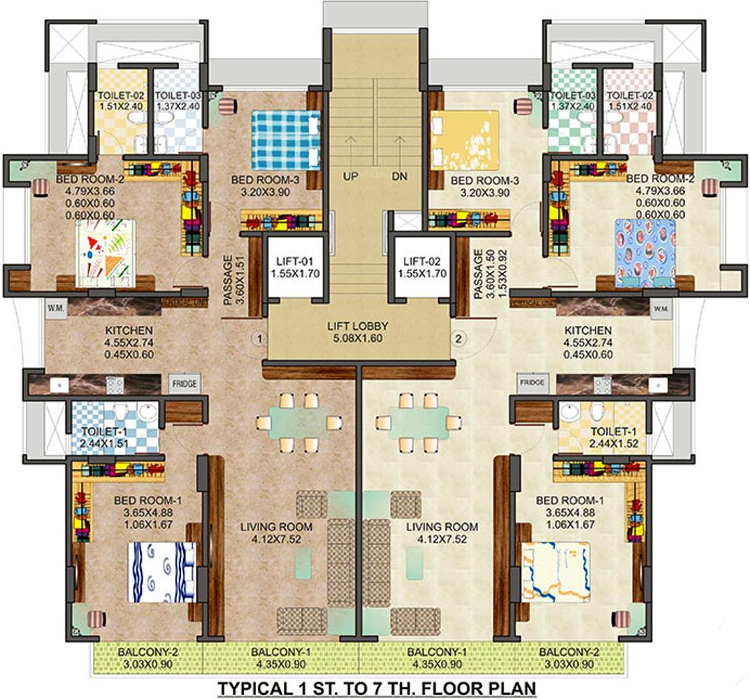 Images for Cluster Plan of Vikas Empress
