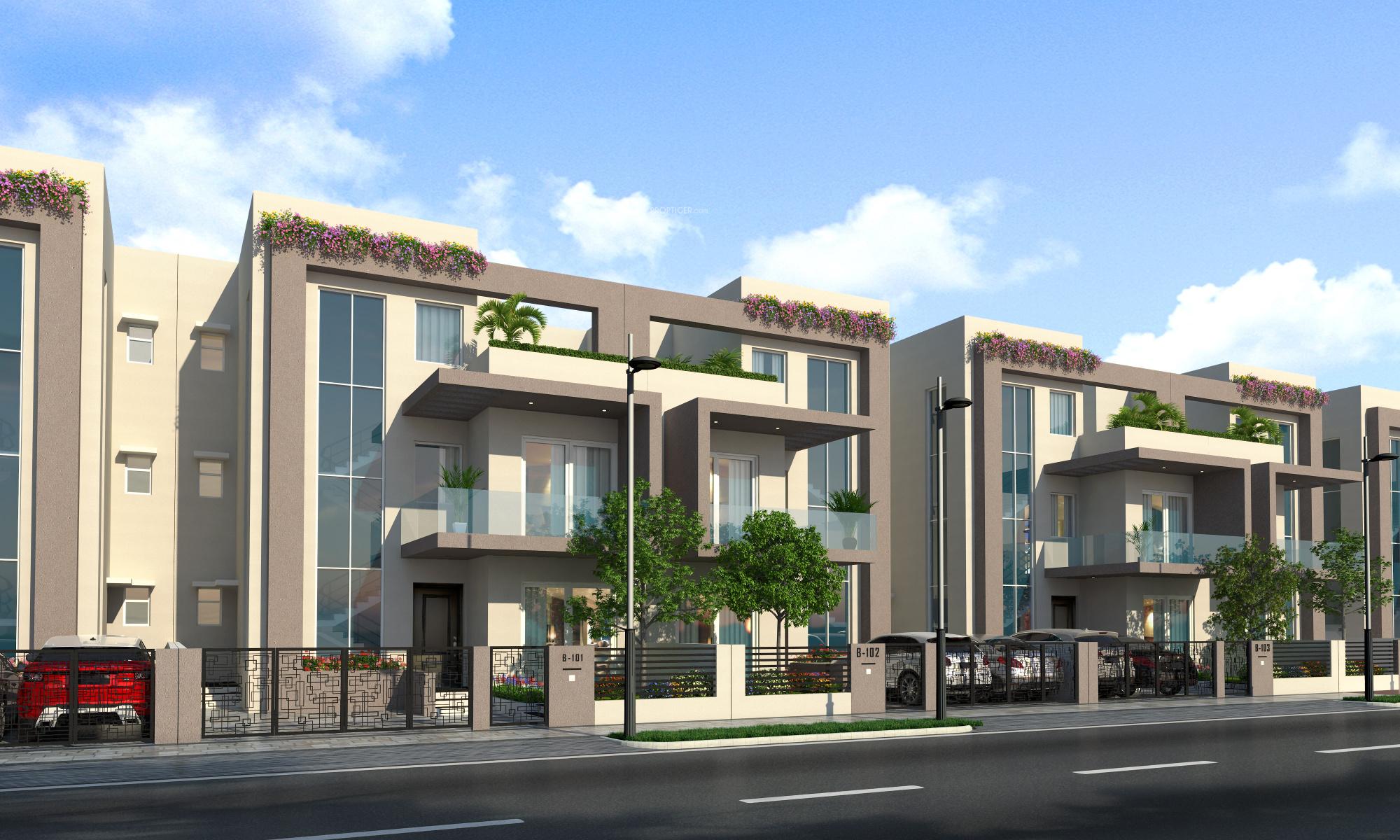 fleur-villas Images for Elevation of Central Park Fleur Villas