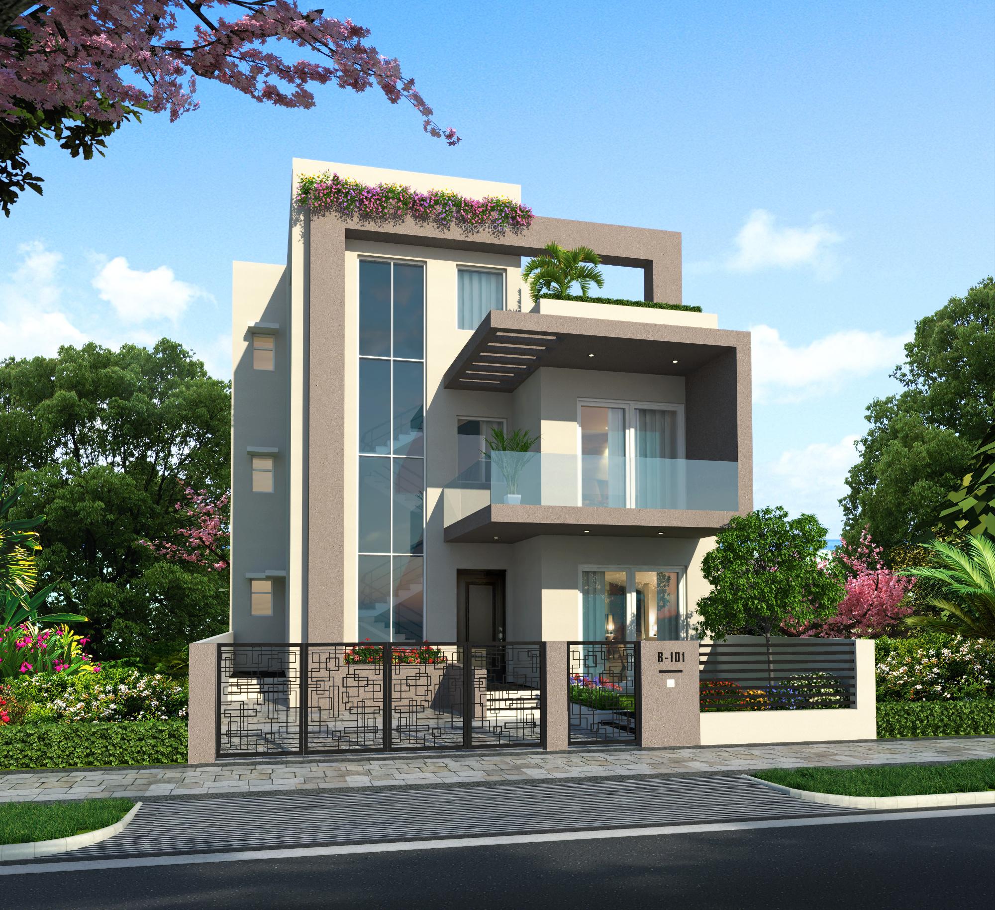 fleur-villas Images for Elevation of Central Park Fleur Villas