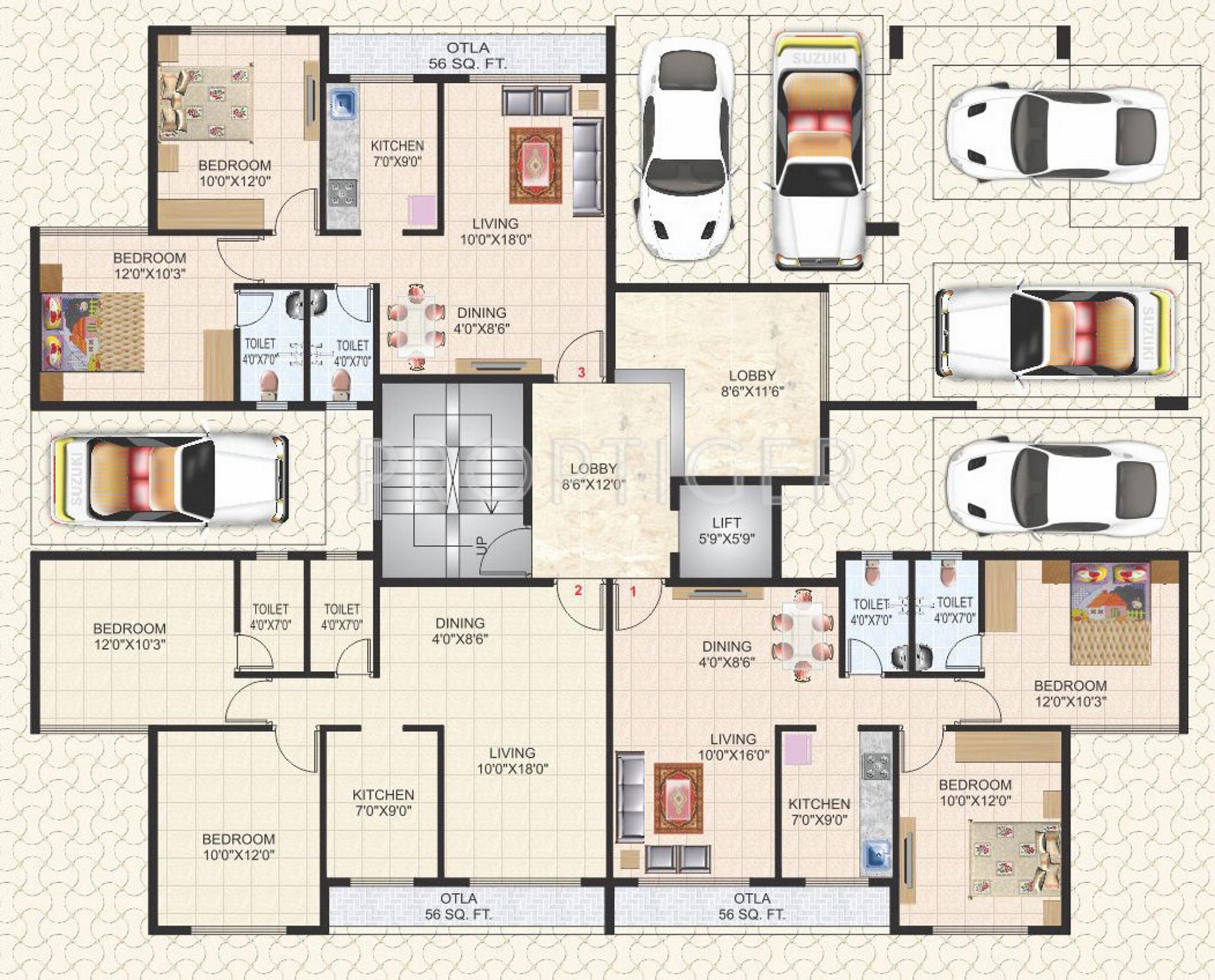 Images for Cluster Plan of Aaron Infra Projects Chamunda Dham