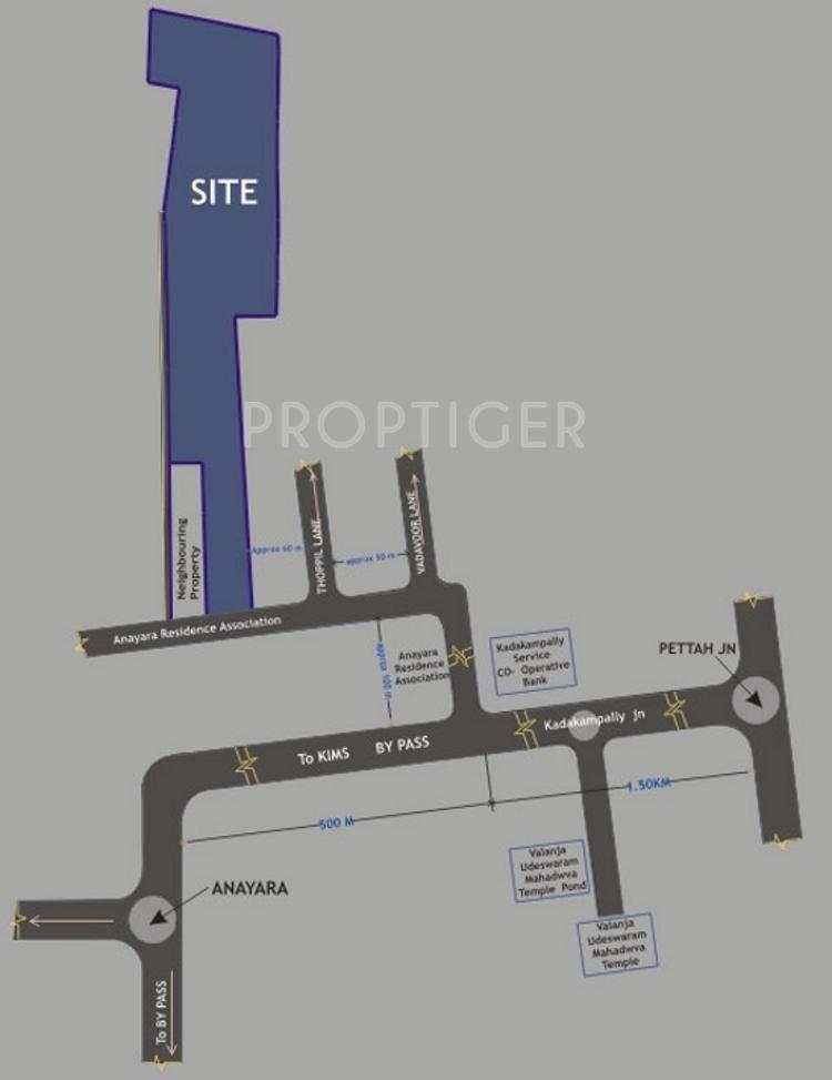 deepam Images for Location Plan of Artech Deepam