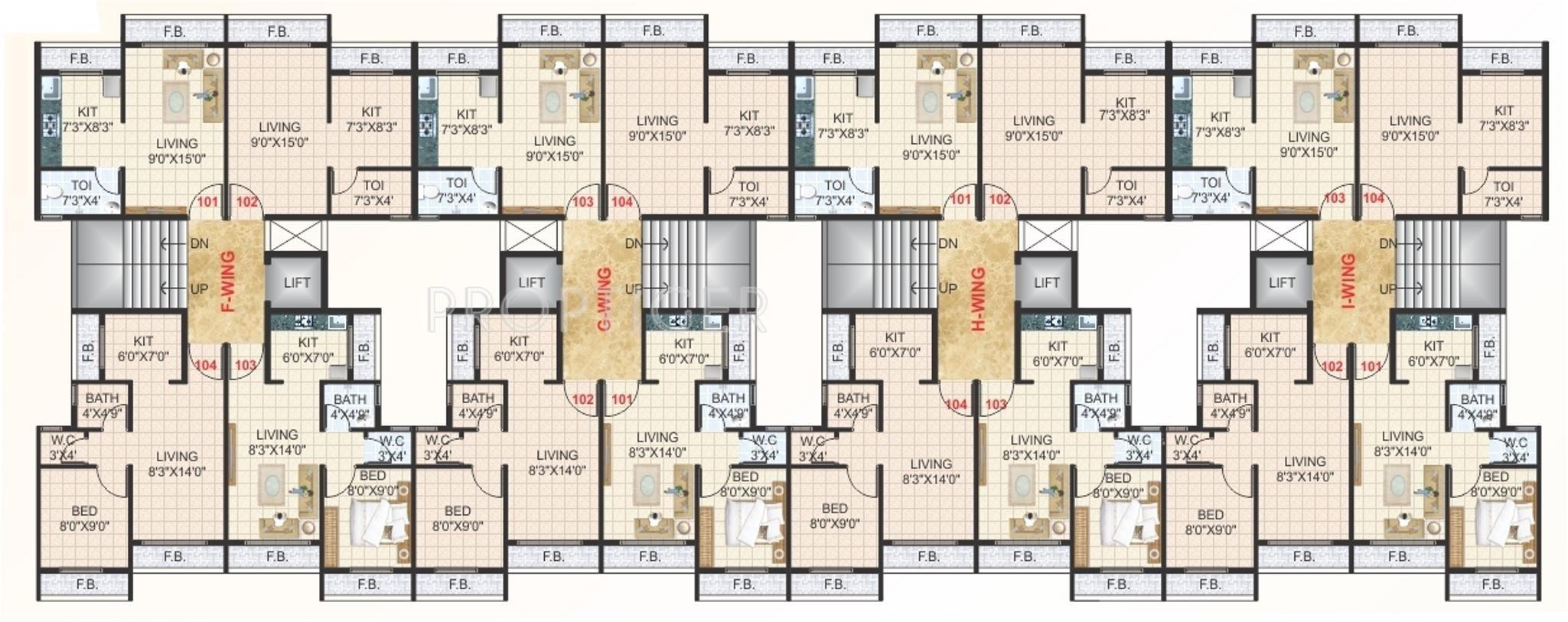 Images for Cluster Plan of Space India Builders and Developers Krishna Park