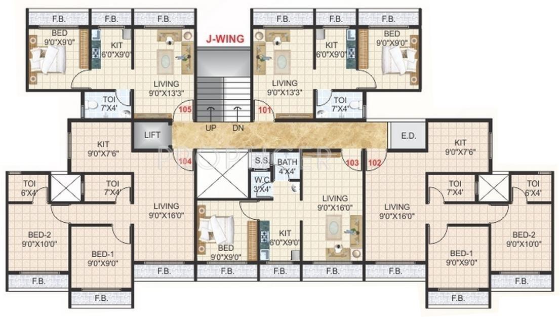 Images for Cluster Plan of Space India Builders and Developers Krishna Park