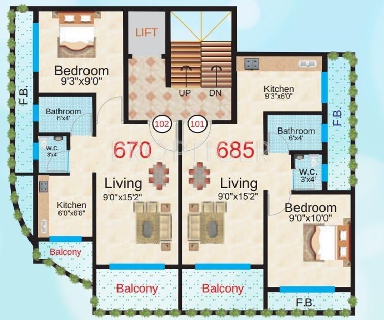 Images for Cluster Plan of Sapphire Springs