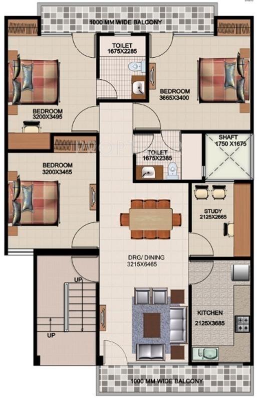 Images for Cluster Plan of Aditya Willow 162
