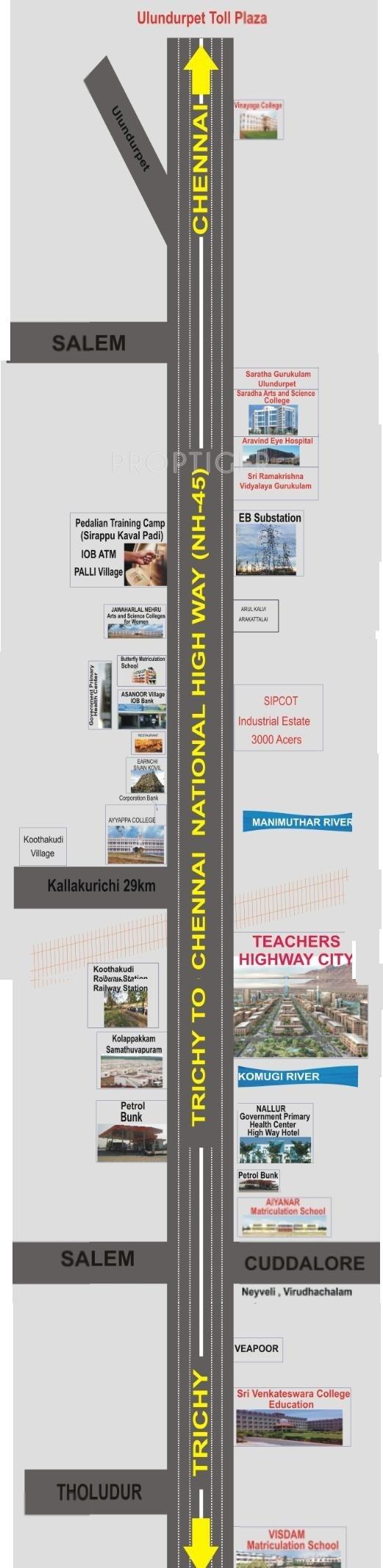Images for Location Plan of Tamilnadu Highway City