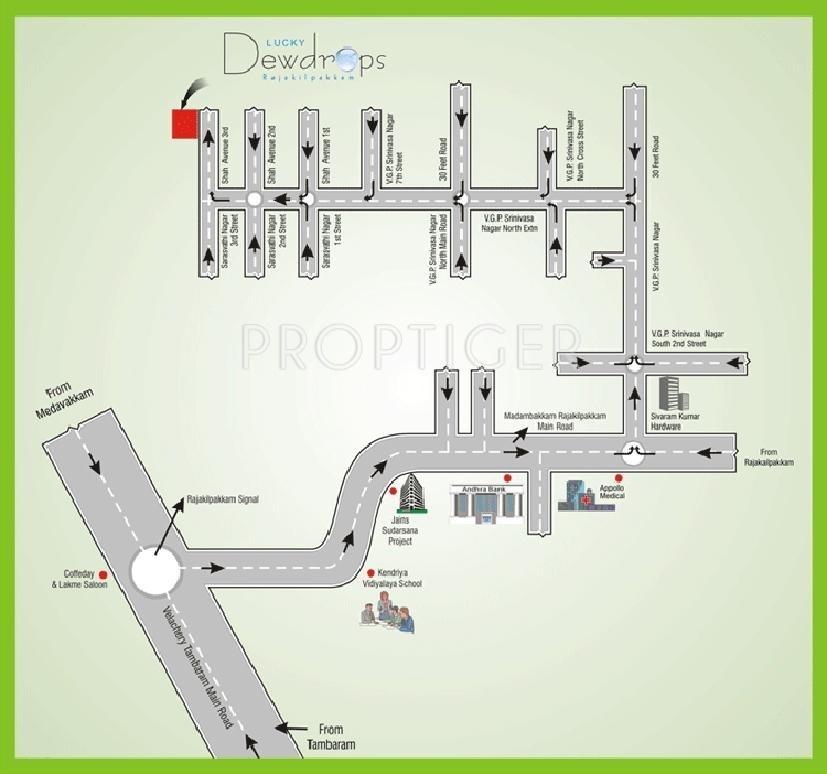 Images for Location Plan of Nahar Dewdrops