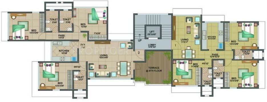 Images for Cluster Plan of Shamiks Medinee