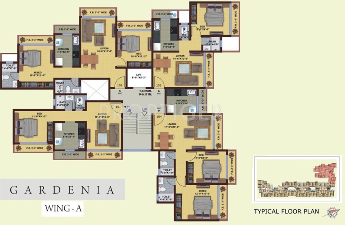 Images for Cluster Plan of Lalani Gardenia