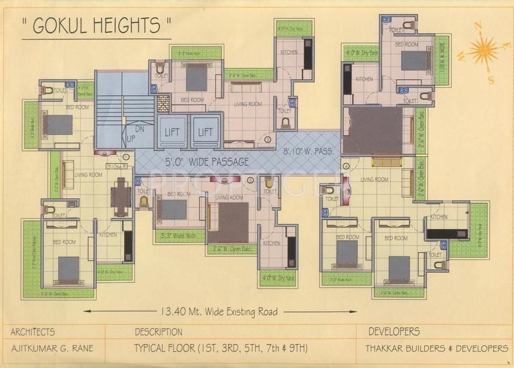 Images for Cluster Plan of Thakkar Gokul Heights