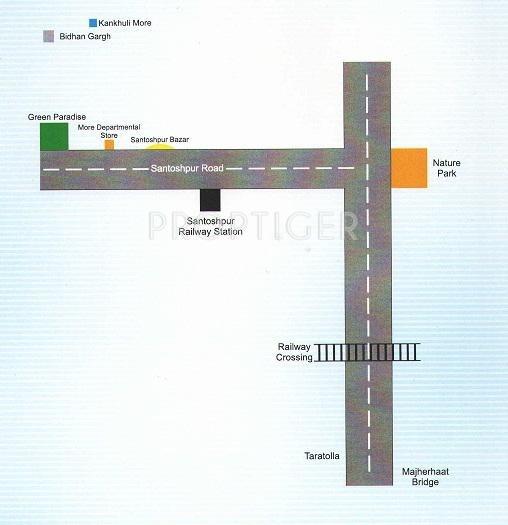green-paradise Images for Location Plan of JPK Enclave Pvt Ltd Green Paradise