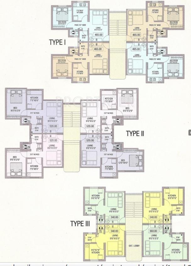 Images for Cluster Plan of Laxmi Housing Anmol Gardens