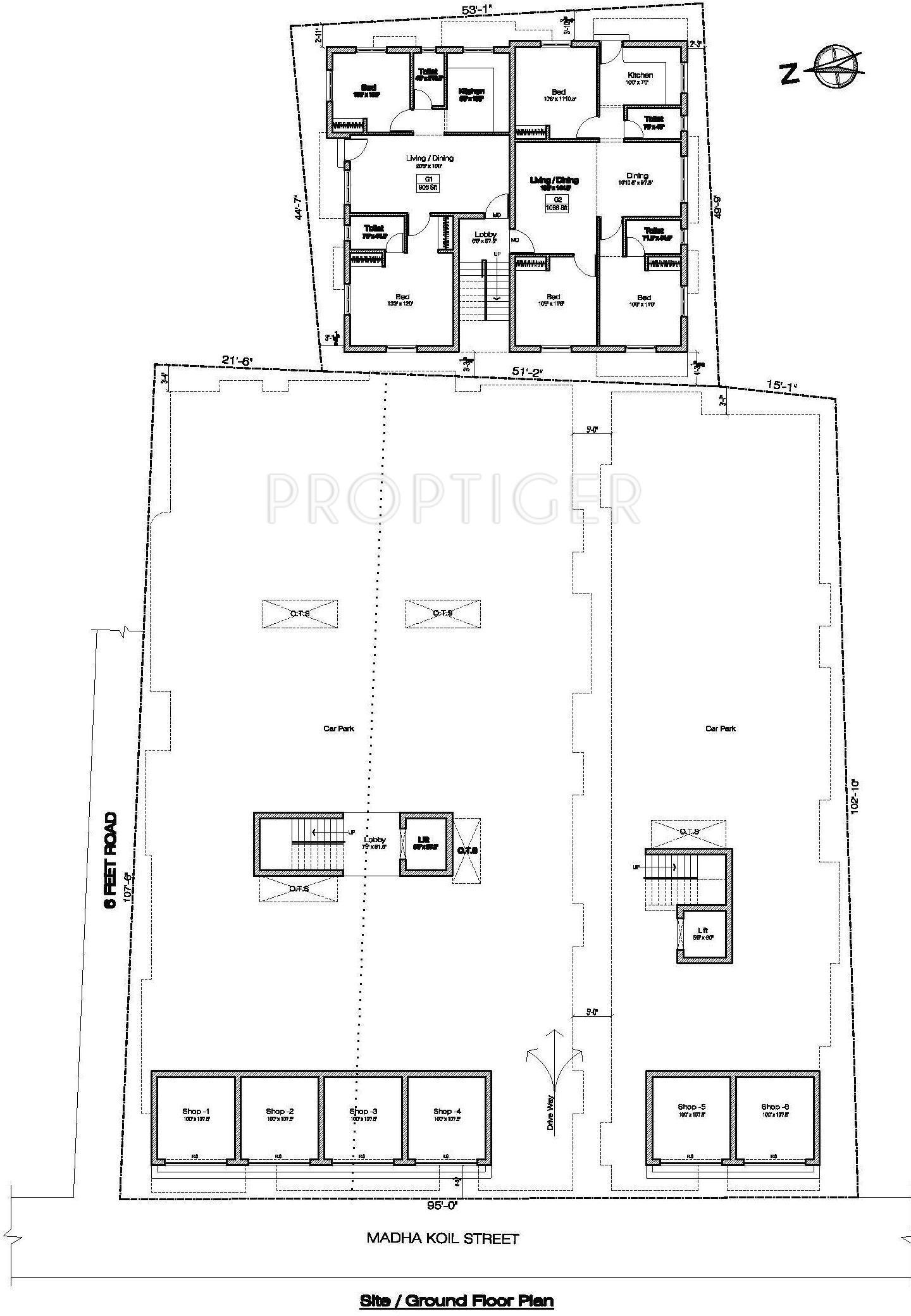 Images for Site Plan of Alankar Bharathii Nagar 1