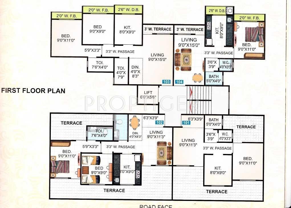 Images for Cluster Plan of Dharti Mira Dharti Residency
